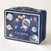 Waterverf Astronaut Galaxy Planet Kinder (Voorkant)