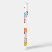 Waterverf astronaut Schattigee ruimtedoedel Case-Mate iPhone Case (Achterkant / Rechts)