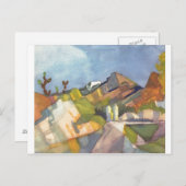 Waterverf August Macke - Rocky Landscape 1914 Briefkaart (Voorkant / Achterkant)