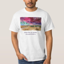 Waterverf Aurora Borealis | Alberta Prairie Lands