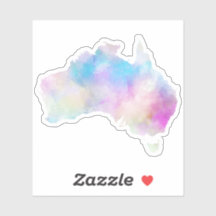 Waterverf Australia Sticker