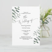 Waterverf Australian Eucalyptus Kaart (Staand voorkant)