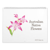 Waterverf Australian Native Flowers Kalender (Hoes)