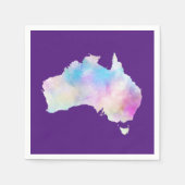 Waterverf Australië Servet (Voorkant)