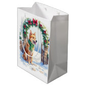 Waterverf Australische Kelpie Landhek Medium Cadeauzakje (Achterkant Gekanteld)