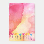 Waterverf Autisme Puzzle Piecks Stick Kinder Teken Post-it® Notes (Voorkant)