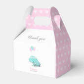Waterverf auto Baby shower Girl Favor Box 🎈 Bedankdoosjes (Voorkant Zijde)