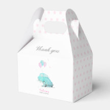 Waterverf auto Baby shower Girl Favor Box 🎈