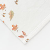 Waterverf Autumn Foliage Fleece Deken (Hoek)
