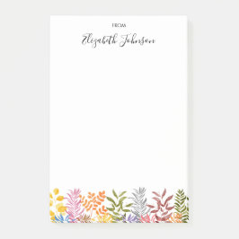 Waterverf Autumn Leaf Post-it® Notes