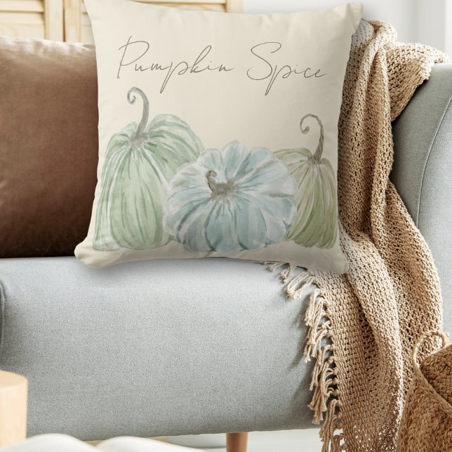 Waterverf Autumn Pumpkin Spice Kussen (Creator heeft geüpload)