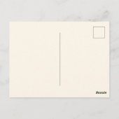 Waterverf Autumn verlaat Happy Thanksgiving-krans Briefkaart (Achterkant)