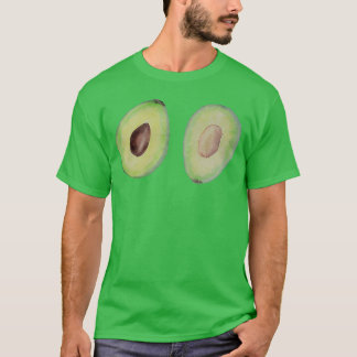 Waterverf Avocado 1 T-shirt