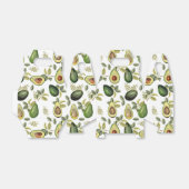 Waterverf Avocado Botanische Patroon Bedankdoosjes (Uitgevouwen)