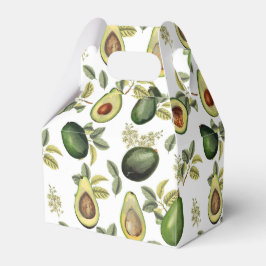 Waterverf Avocado Botanische Patroon Bedankdoosjes