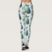 waterverf avocado leggings (Achterkant)