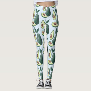 waterverf avocado leggings