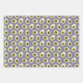 Waterverf Avocado Paars Inpakpapier Vel (Voorkant 2)