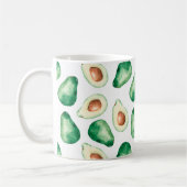 Waterverf Avocado Pattern Koffiemok (Links)