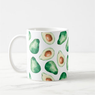 Waterverf Avocado Pattern Koffiemok