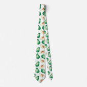 Waterverf Avocado Pattern Stropdas (Voorkant)