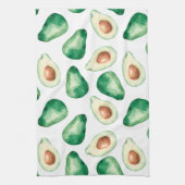 Waterverf Avocado Pattern Theedoek (Verticaal)