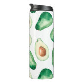 Waterverf Avocado Pattern Thermosbeker (Geroteerd rechts)