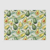  Waterverf avocado Tissuepapier (Voorkant)