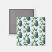waterverf avocados magneet (Voorkant / Achterkant)