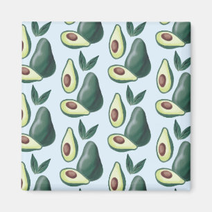 waterverf avocados magneet