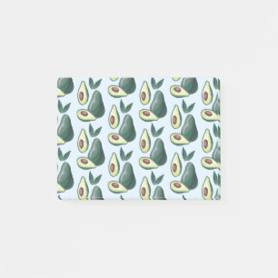 waterverf avocados post-it® notes