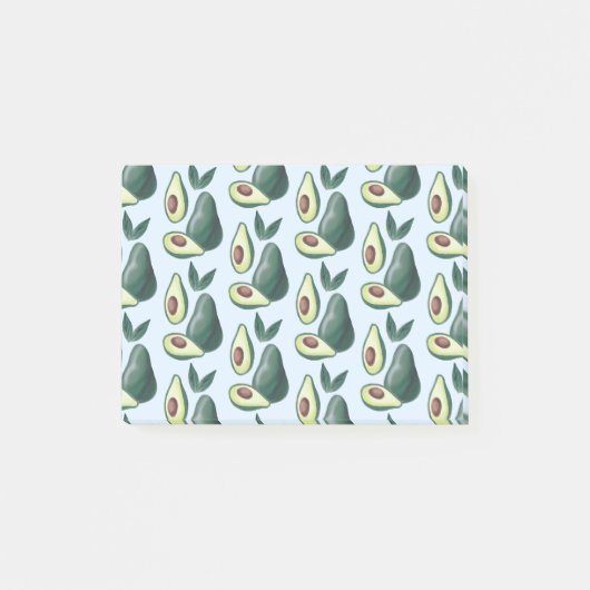 waterverf avocados post-it® notes (Voorkant)