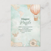 Waterverf Avontuur Waits Gender Diapper Raffle Informatiekaartje (Voorkant)