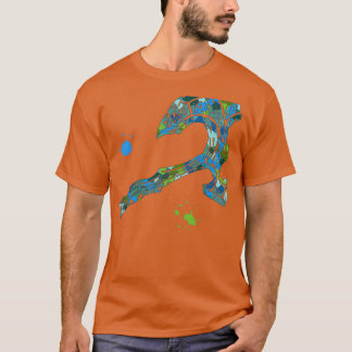 Waterverf Ax multicolored Classic TShirt
