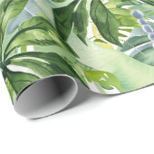 Waterverf Aziatische Pagode in Verdant Landschap ( Cadeaupapier (Rol Hoek)