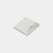 Waterverf Aziatische Rozen Post it notes (Schuin)