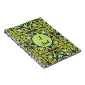 Waterverf Azulejo Groen Spaans Notitieboek (Rechterzijde)