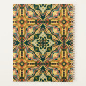 Waterverf Azulejo Spaans gepersonaliseerde Tegel Planner (Achterkant)