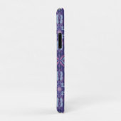 Waterverf Azulejo Violet Spaans Gepersonaliseerd Case-Mate iPhone Case (Achterkant/rechts)