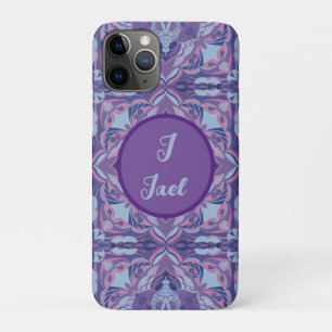 Waterverf Azulejo Violet Spaans Gepersonaliseerd Case-Mate iPhone Case