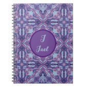 Waterverf Azulejo Violet Spaans Notitieboek (Voorkant)