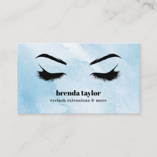 Waterverf Azure Chic Eyelash Browbar professional Visitekaartje