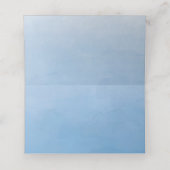 Waterverf Baby Astronaut Space Theme Baby shower Plaatskaartje (Binnenkant ongevouwen)