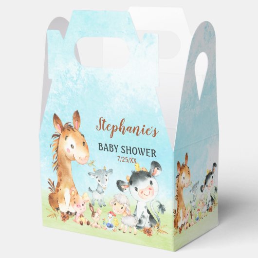 Waterverf Baby Bedankdoosjes (Geopend)