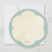 Waterverf Baby Bird PK Baby shower Uitnodiging (Achterkant)