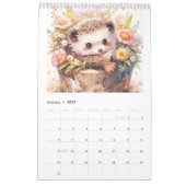 Waterverf Baby Dieren 2026 Kalender (Jan 2027)
