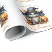 Waterverf Baby Dragon  Halloween Cadeaupapier (Rol Hoek)