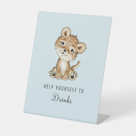 Waterverf Baby Drinken voetstuk Reclamebord Met Voetstuk