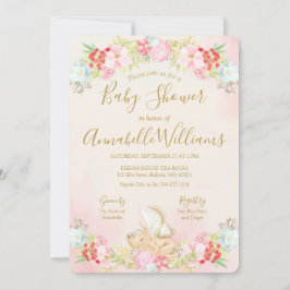 Waterverf Baby Fairy Baby shower Kaart
