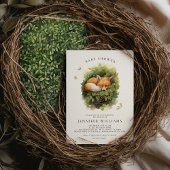 Waterverf Baby Fox Baby shower Invitation